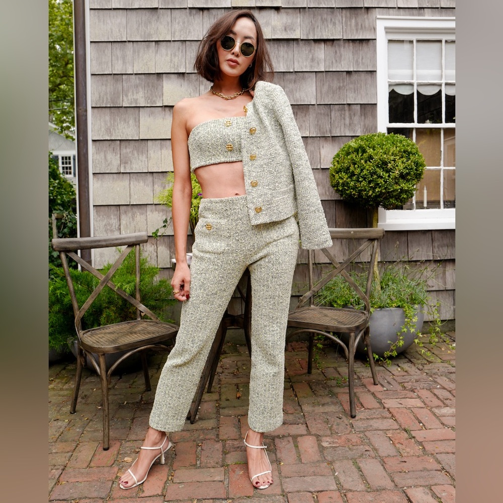 St John Tweed Tube Top